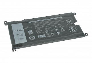 Аккумулятор для ноутбука Dell WDX0R, 0WDX0R, 3CRH3 11,4V 3500mAh код mb058155